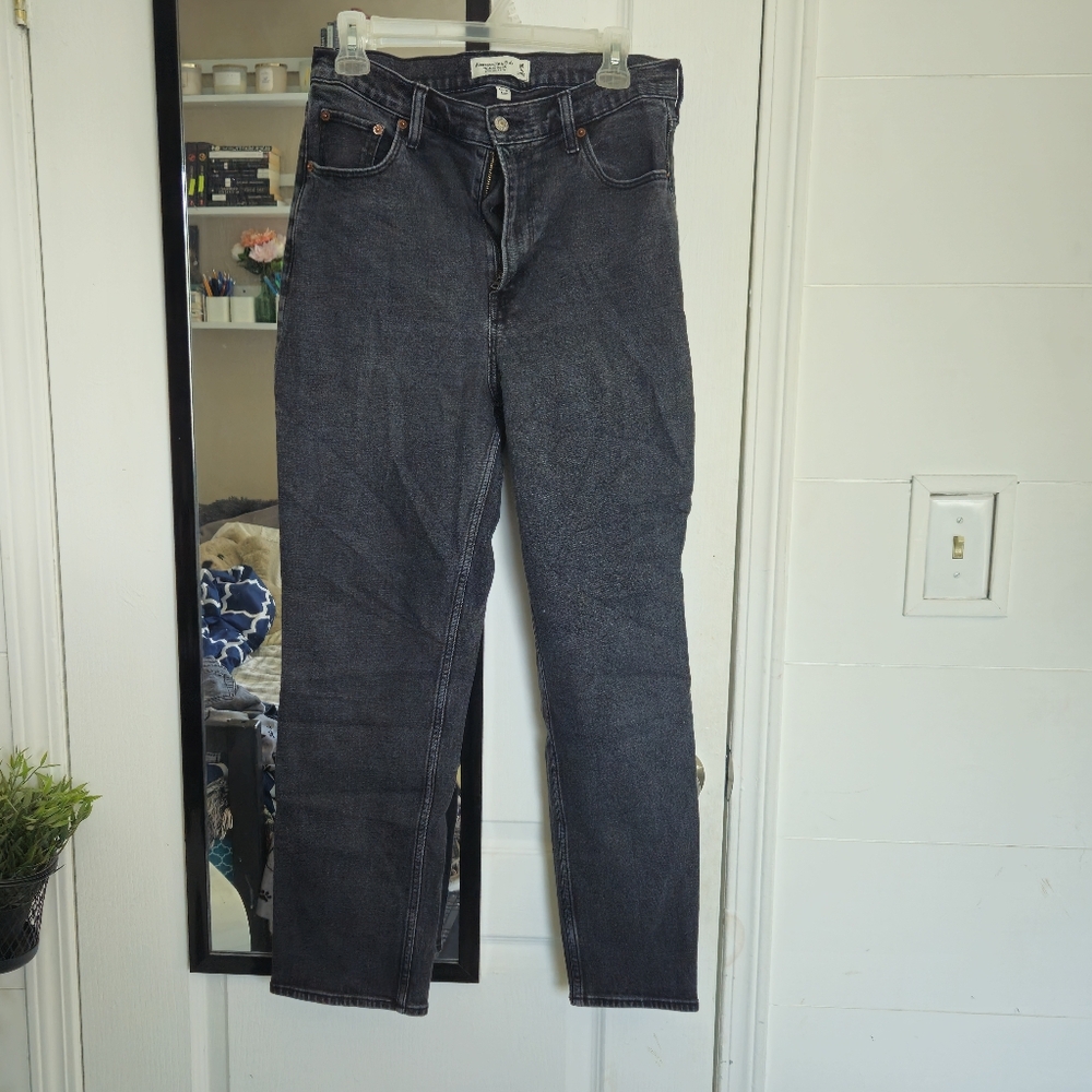 Abercrombie and Fitch Ankle Straight Jeans